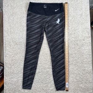 Nike Dri-FIT Women's Legend 2.0 Tight Athletic Leggings Black Gray Eagle M‎
